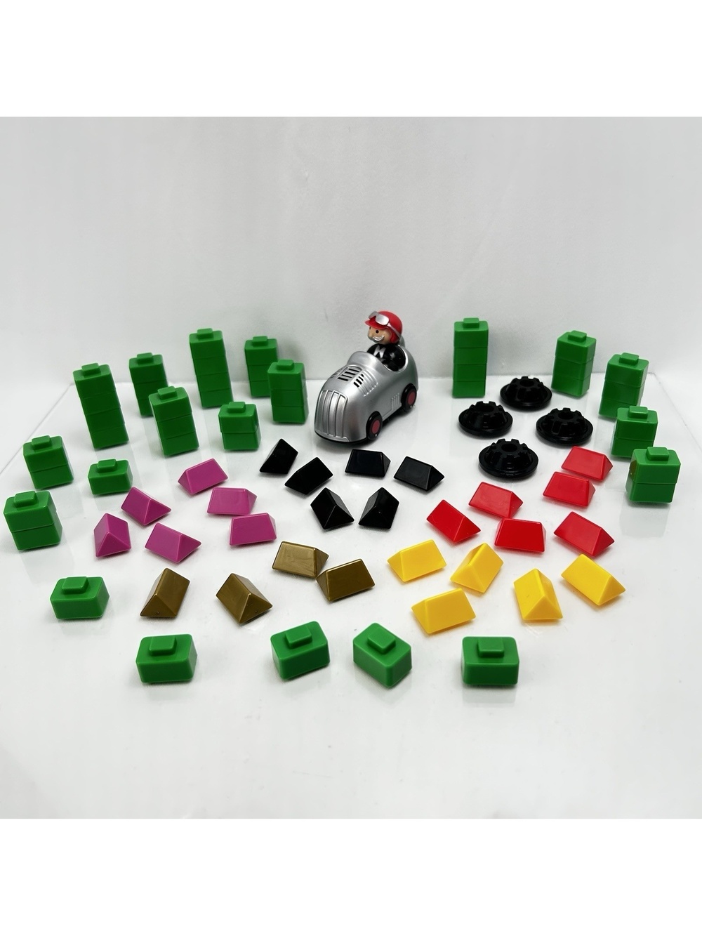 Monopoly Town 2007 Game Replacement Pieces Mr Monopoly In Car Read